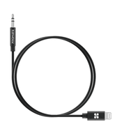 PROMATE 1m Apple MFi Certified Lightning To 3.5mm Stereo Audio - Office Connect 2018