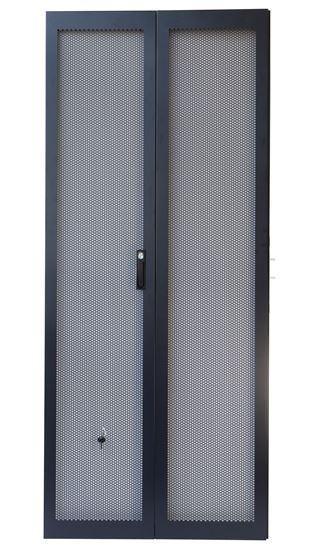 DYNAMIX 45RU Dual Mesh 800mm Pantry Style Door Kit - Office Connect