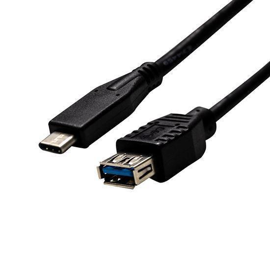 DYNAMIX 2M, USB3.1 Type-C Male to Type-A Female Cable. - Office Connect