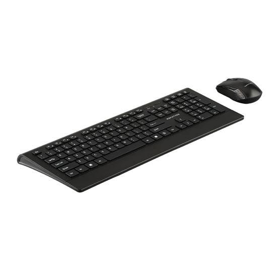 PROMATE Ultra-Slim Ergonomic Wireless Keyboard & Mouse - Office Connect