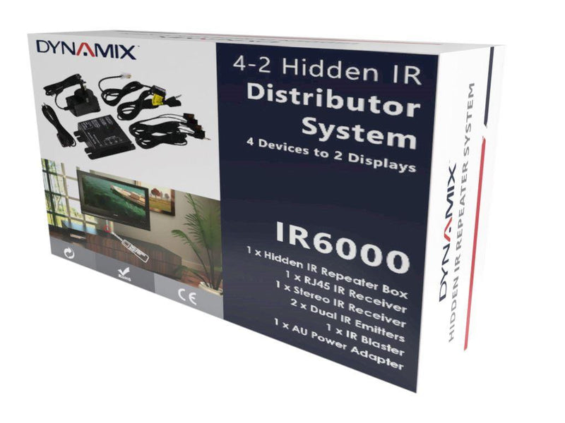 DYNAMIX 4-2 Hidden IR Distribution System. Kit includes - Office Connect 2018