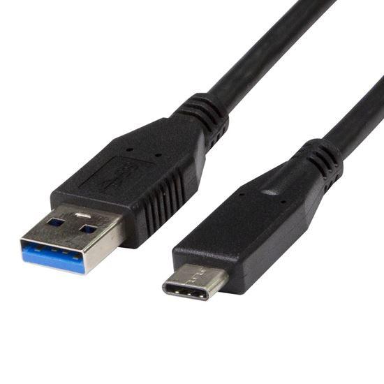 DYNAMIX 0.2M, USB3.1 Type-C Male to Type-A Male Cable. - Office Connect