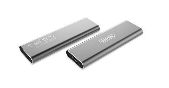 UNITEK USB3.1 Gen2 Type-C to M.2 SSD (PCIe/NVMe) Enclosure. - Office Connect