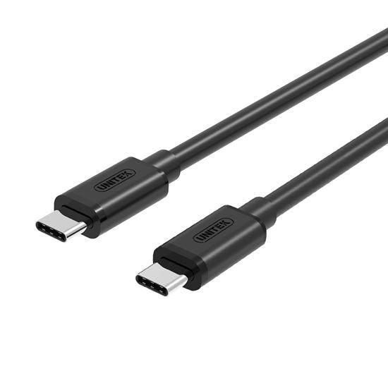 UNITEK 1m USB 3.1 Type-C Male to Type-C Male, OD: - Office Connect