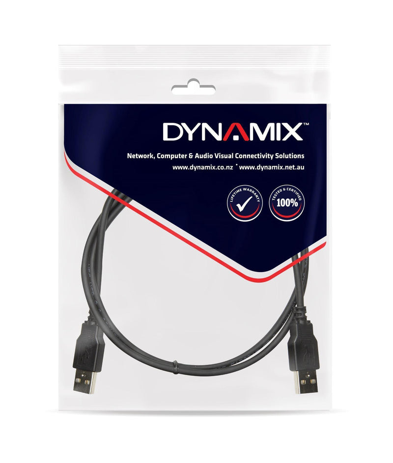 DYNAMIX 2m USB 2.0 Type-A Male to Type-A Male Cable - Office Connect 2018