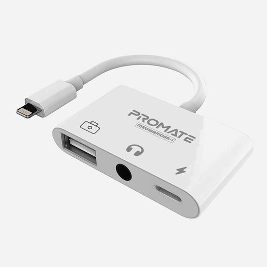 PROMATE 3-in-1 High Speed OTG Lightning Hub. Includes - Office Connect