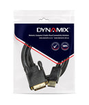DYNAMIX 1.5m DisplayPort Source to DVI-D Monitor Male - Office Connect 2018