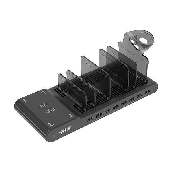 UNITEK 96W 8-Port USB-A Smart Charging Station with - Office Connect