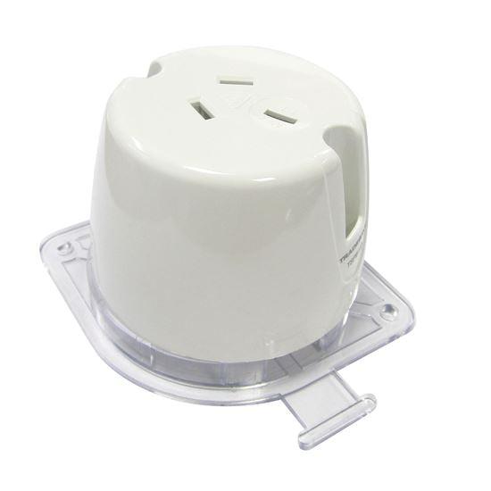 TRADESAVE Single Plug Base Socket. (4 TERMINALS). - Office Connect