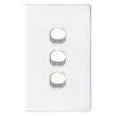 TRADESAVE 16A 2-Way Vertical 3 Gang Switch. Moulded - Office Connect