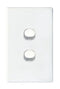 TRADESAVE Slim 16A 2-Way Vertical 2 Gang Switch. Moulded - Office Connect
