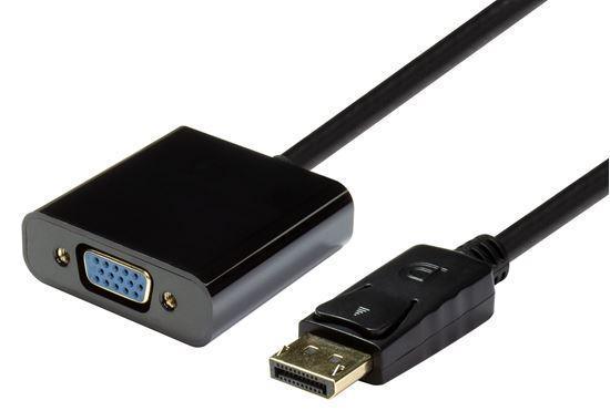 DYNAMIX 0.2m DisplayPort to VGA Female Cable Adapter. - Office Connect
