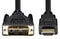 DYNAMIX 1m HDMI Male to DVI-D Male (18+1) Cable. Single - Office Connect