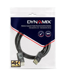 DYNAMIX 7.5m DisplayPort v1.2 Cable with Gold Shell - Office Connect