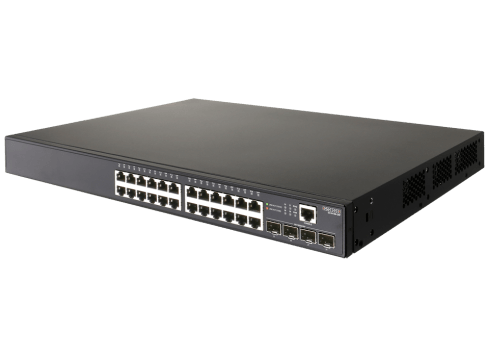 EDGECORE 24 Port Gigabit PoE+ Managed L2+/L3 Lite - Office Connect