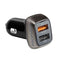 PROMATE 30W Car Charger with Dual USB Ports. 1x Qualcomm - Office Connect
