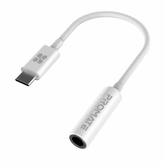 PROMATE Dynamic Stereo USB-C to 3.5mm AUX Adapter. - Office Connect