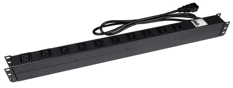 DYNAMIX 10 Outlet Vertical Power Rail (8x 10A IEC - Office Connect