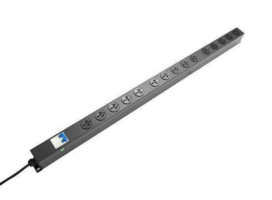 DYNAMIX 15 Outlet Vertical Power Rail (10A) with 6kA - Office Connect