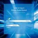 UNITEK USB 3.1 USB-C Aluminium Multi-Port Hub With Power Delivery. - Office Connect 2018