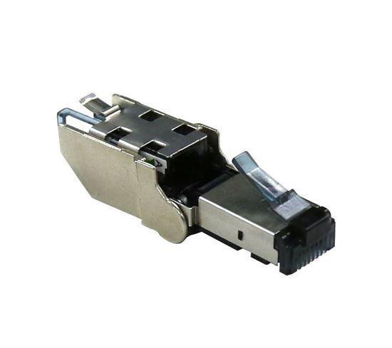 DYNAMIX RJ45 STP Cat6A 10G Tooless Flexible Plug. - Office Connect