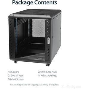 12U 36in Knock-Down Server Rack Cabinet - Office Connect 2018