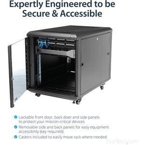12U 36in Knock-Down Server Rack Cabinet - Office Connect 2018