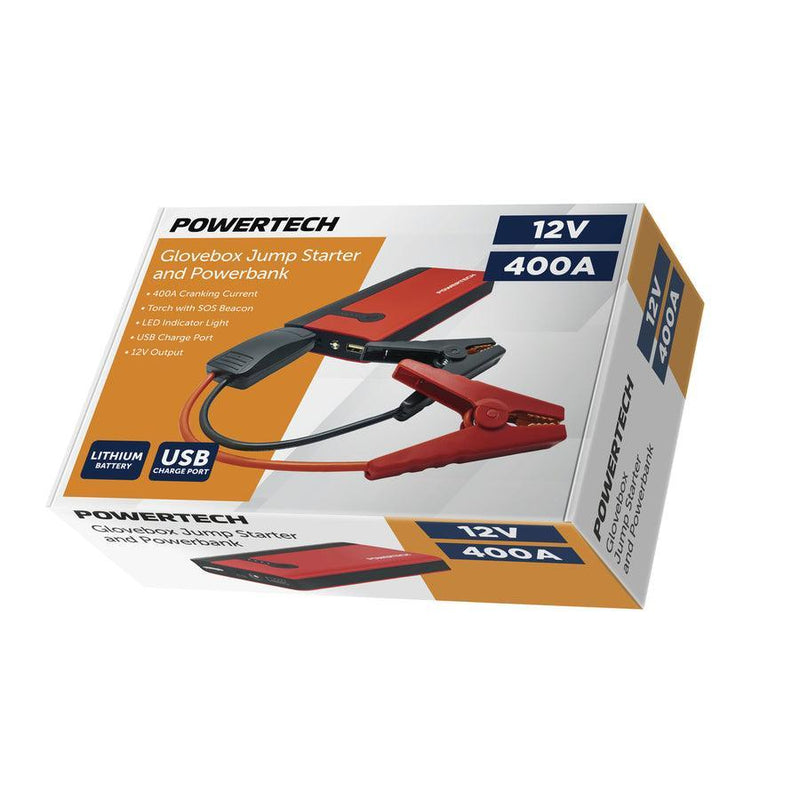 12V 400A Glovebox Jump Starter and Powerbank - Office Connect 2018