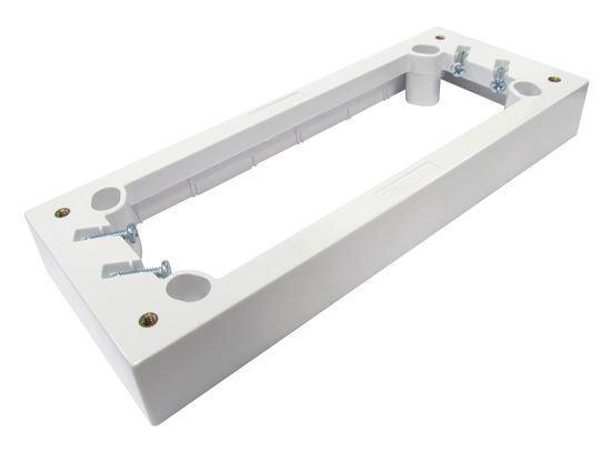 TRADESAVE QUAD Mounting Block (25mm). Moulded in impact - Office Connect