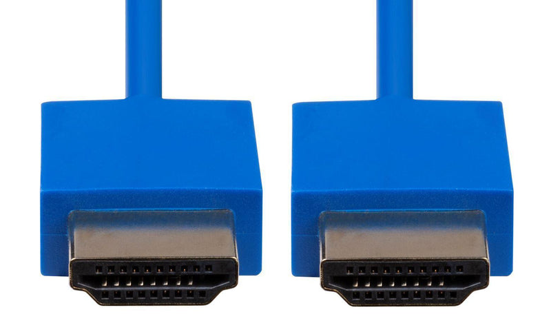 DYNAMIX 2M HDMI BLUE Nano High Speed With Ethernet - Office Connect