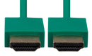 DYNAMIX 1M HDMI GREEN Nano High Speed With Ethernet - Office Connect