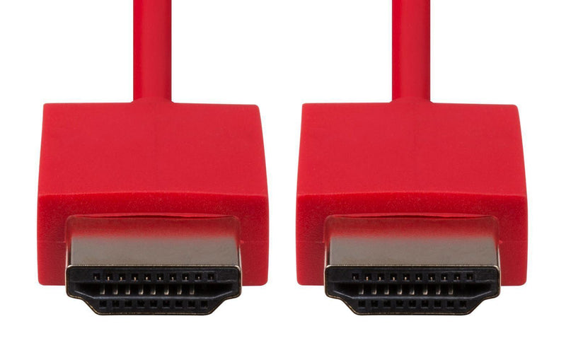 DYNAMIX 0.5M HDMI RED Nano High Speed With Ethernet - Office Connect