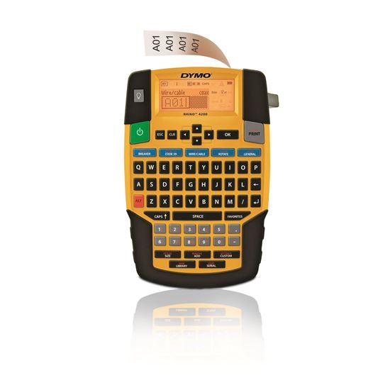 DYMO Rhino 4200 Industrial Labeller with QWERTY keyboard. - Office Connect