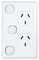 TRADESAVE 4 Gang 10A Horizontal Power Point. Removable - Office Connect