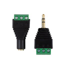 DYNAMIX 3.5mm Stereo to Wired Adapter, PAIR (Male - Office Connect