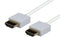 DYNAMIX 1.5M HDMI WHITE Nano High Speed With Ethernet - Office Connect