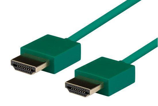 DYNAMIX 2M HDMI GREEN Nano High Speed With Ethernet - Office Connect
