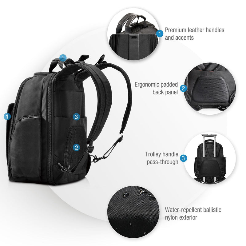 EVERKI Versa Premium Backpack 15'' Checkpoint friendly - Office Connect