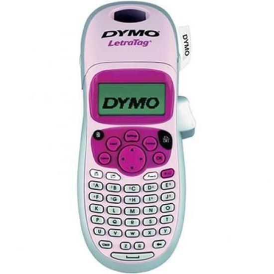 DYMO LetraTag 100H Handheld Label Maker, Pink, with - Office Connect