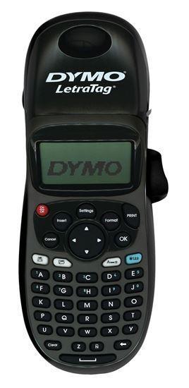 DYMO LetraTag 100H Handheld Maker, Black, with 13-character - Office Connect