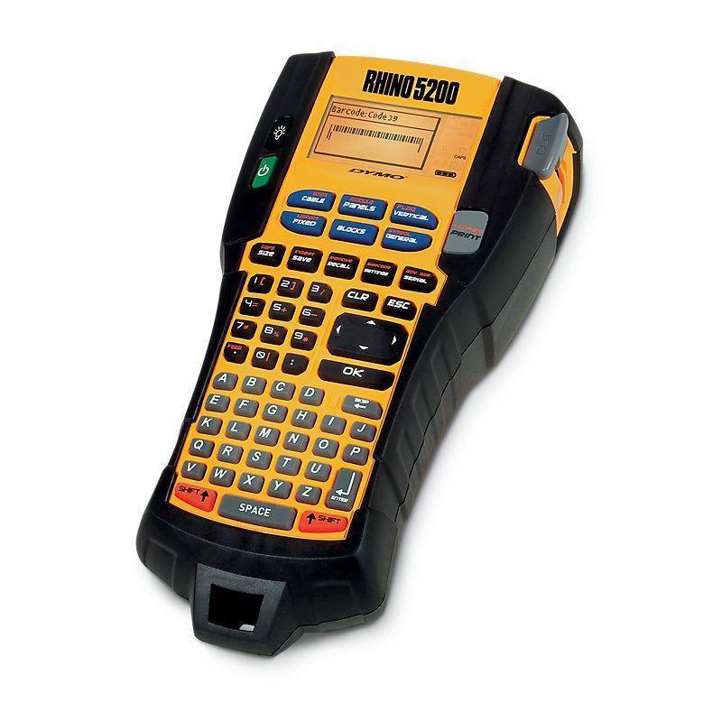 DYMO Rhino 5200 Industrial Labeller Hard Case Kit,Hot-keys - Office Connect