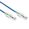 DYNAMIX 0.25m Cat6A 10G Blue Slimline Component Level - Office Connect