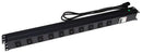 DYNAMIX 10 Outlet Vertical Power Rail (10A IEC C13) - Office Connect