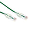 DYNAMIX 3m Cat6A 10G Green Slimline Component Level - Office Connect