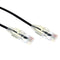 DYNAMIX 3m Cat6A 10G Black Slimline Component Level - Office Connect