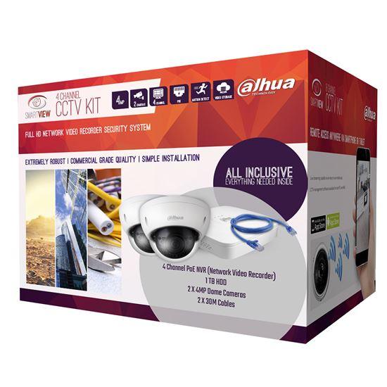 SMARTVIEW 4 Channel IP Surveillance Kit. Includes - Office Connect