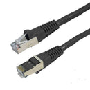 DYNAMIX 0.5m Cat6A Black SFTP 10G Patch Lead. (Cat6 - Office Connect