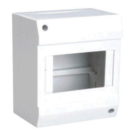 TRADESAVE Surface Mounted DIN Rail Enclosure, 8 Pole, Moulded Base - Office Connect 2018