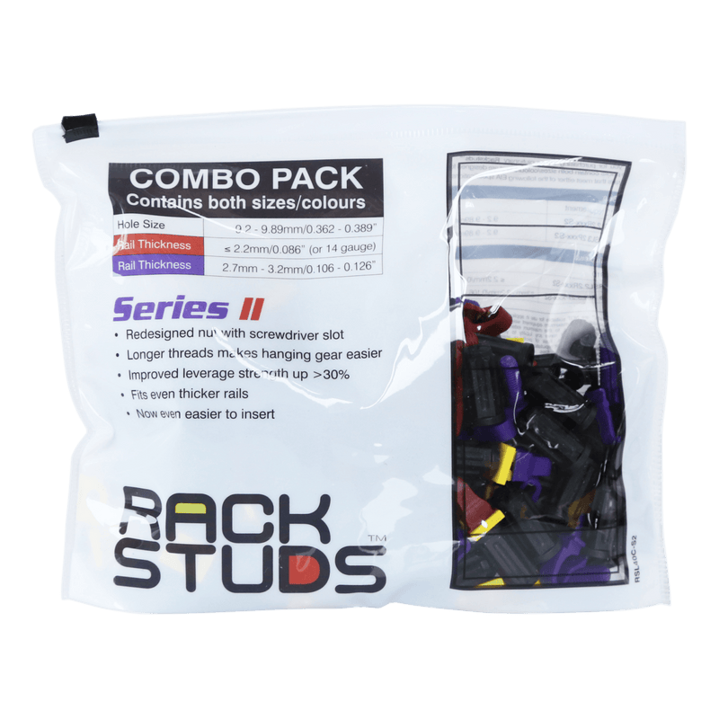 RACKSTUDS Series II Combo-pack with 40 sets of each - Office Connect