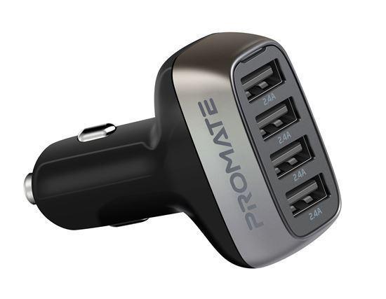 PROMATE 48W Car Charger with 9.6A Super-Speed Output. - Office Connect